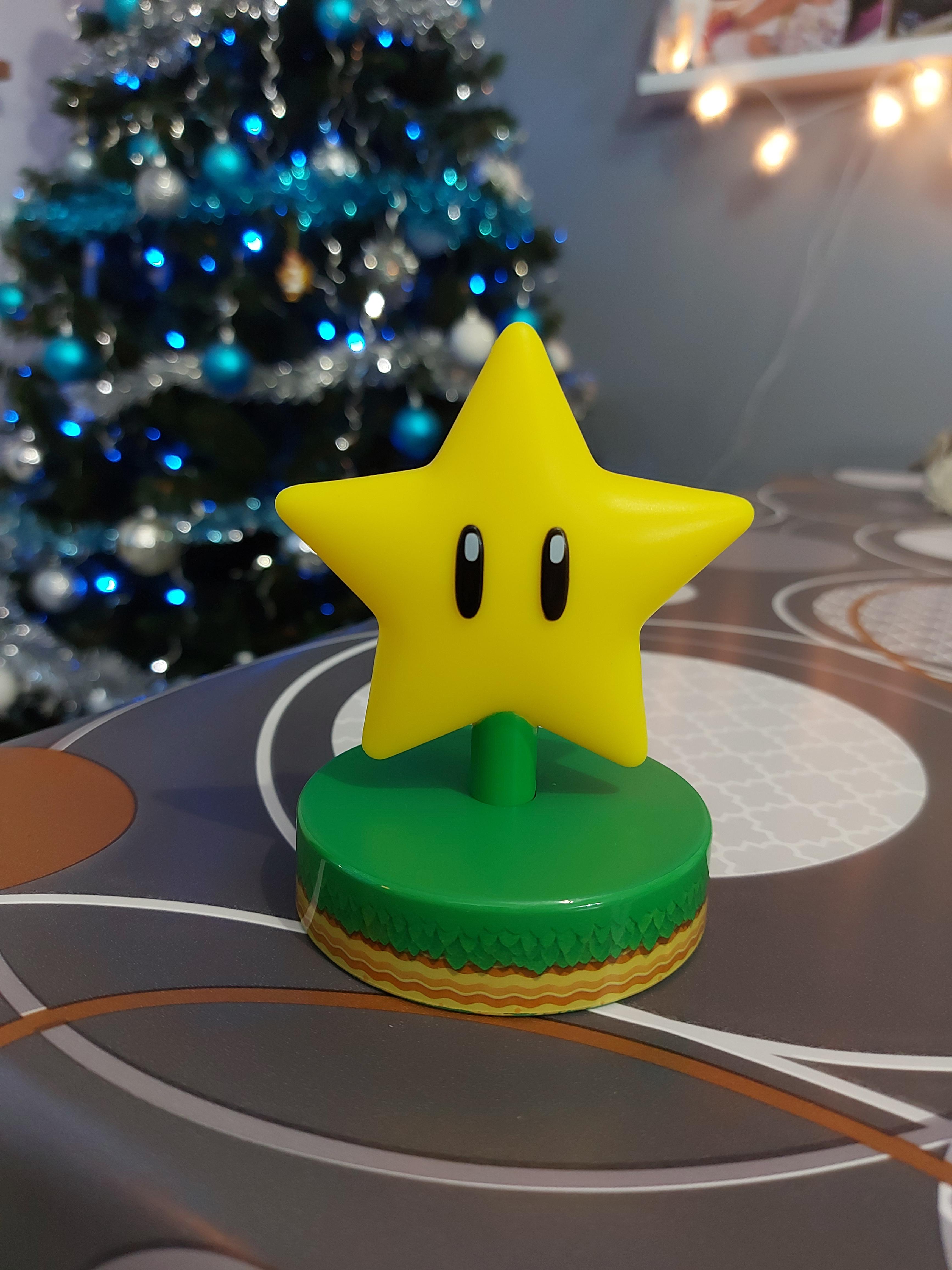 Paladone Mario Super Star Icon Light Gelb Nachtlicht