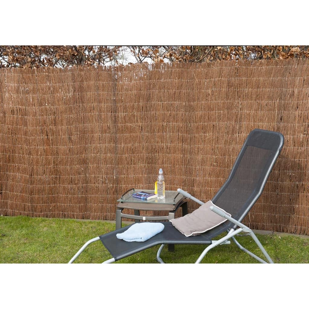 vidaXL Nature Gartenzaun Heidekraut 3x1 m natur