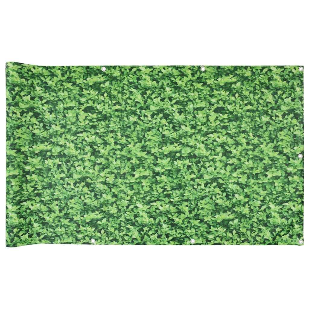 vidaXL Sichtschutzmatte Pflanzen-Optik Grün 400x75 cm