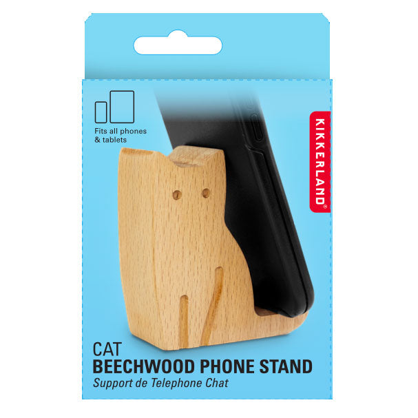 Kikkerland Cat Phone Stand Handyhalter Katze Schwarz