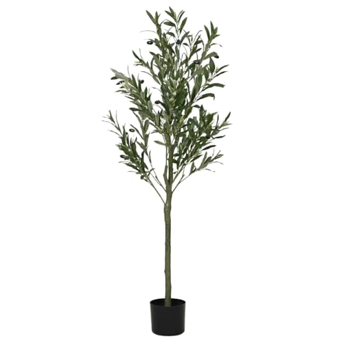 vidaXL Heim & Garten Olivenbaum künstlich 120 cm grün 450 Blätter