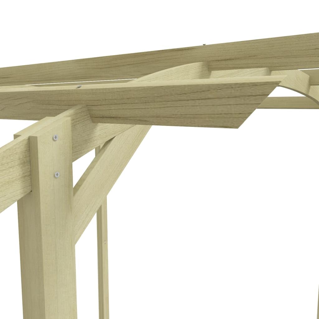 vidaXL Garten-Pergola Kiefernholz imprägniert 180x197x210 cm