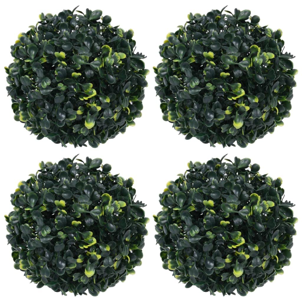vidaXL Buchsbaumkugel Künstlich 12 cm 4er Set Wetterfest