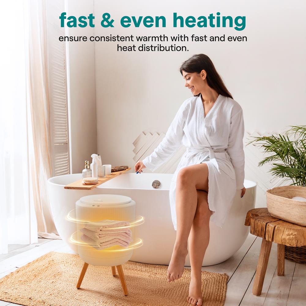 Serenelife Towel Warmers Handtuchwärmer 12L mit Timer Duft