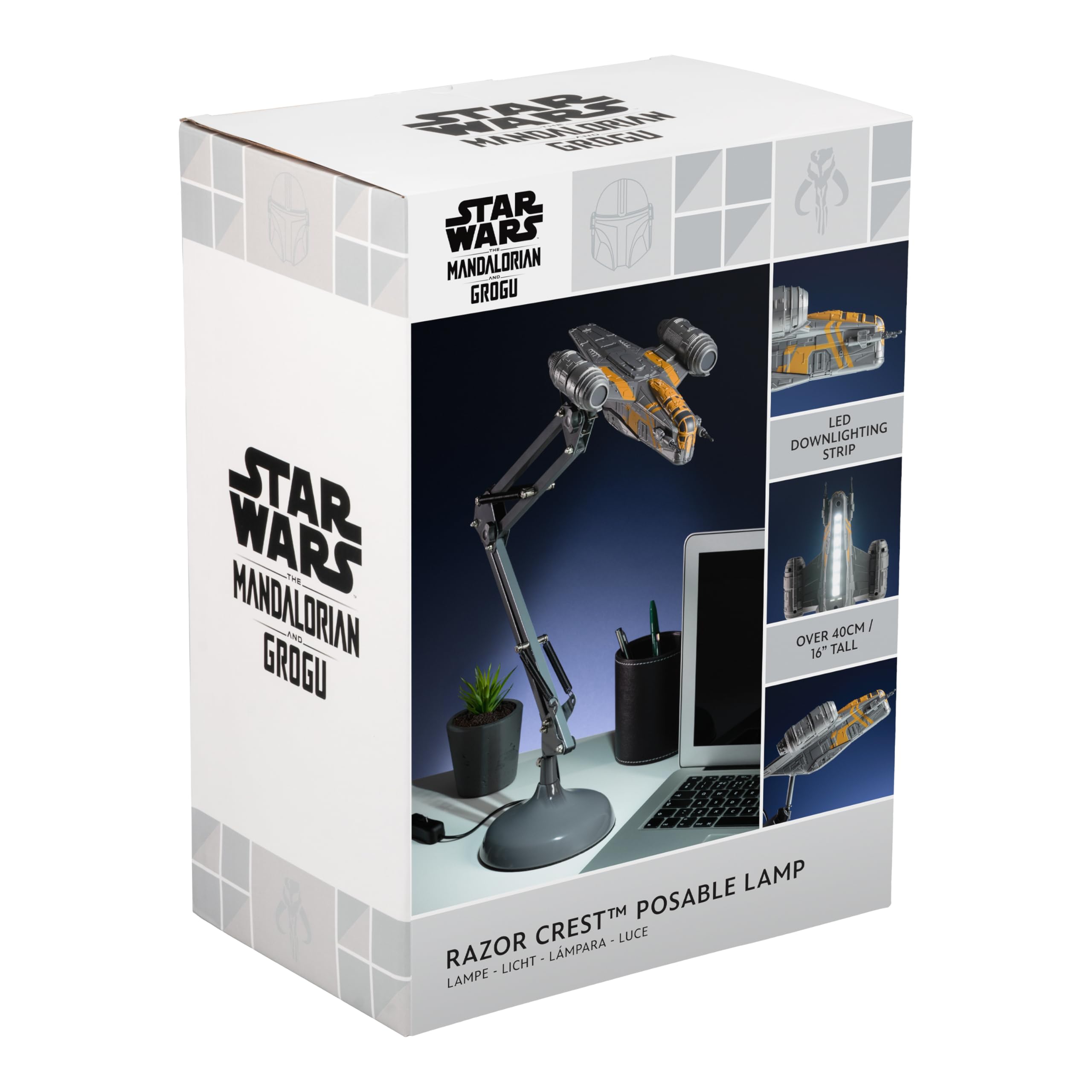 Paladone Razor Crest Schreibtischlampe Star Wars USB Licht