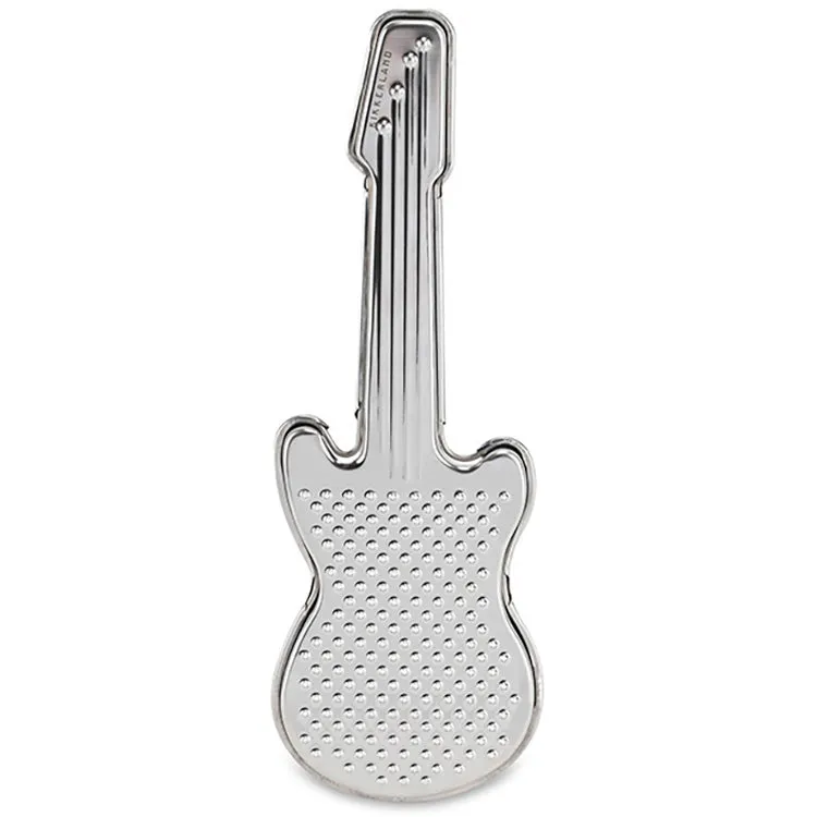 Kikkerland Kitchen Guitar Grater Käsereibe Edelstahl Gitarre