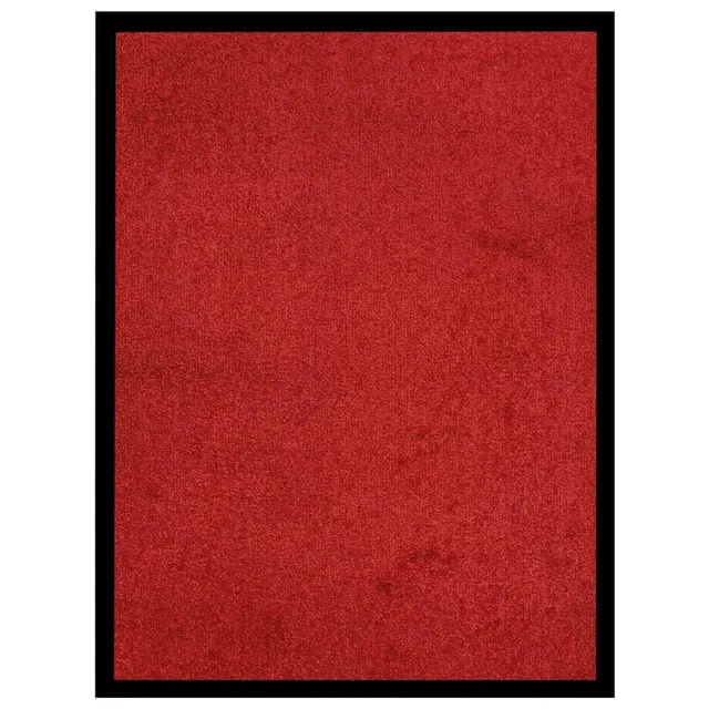 vidaXL Fußmatte Rot 40x60cm rutschfest Schmutzfangmatte