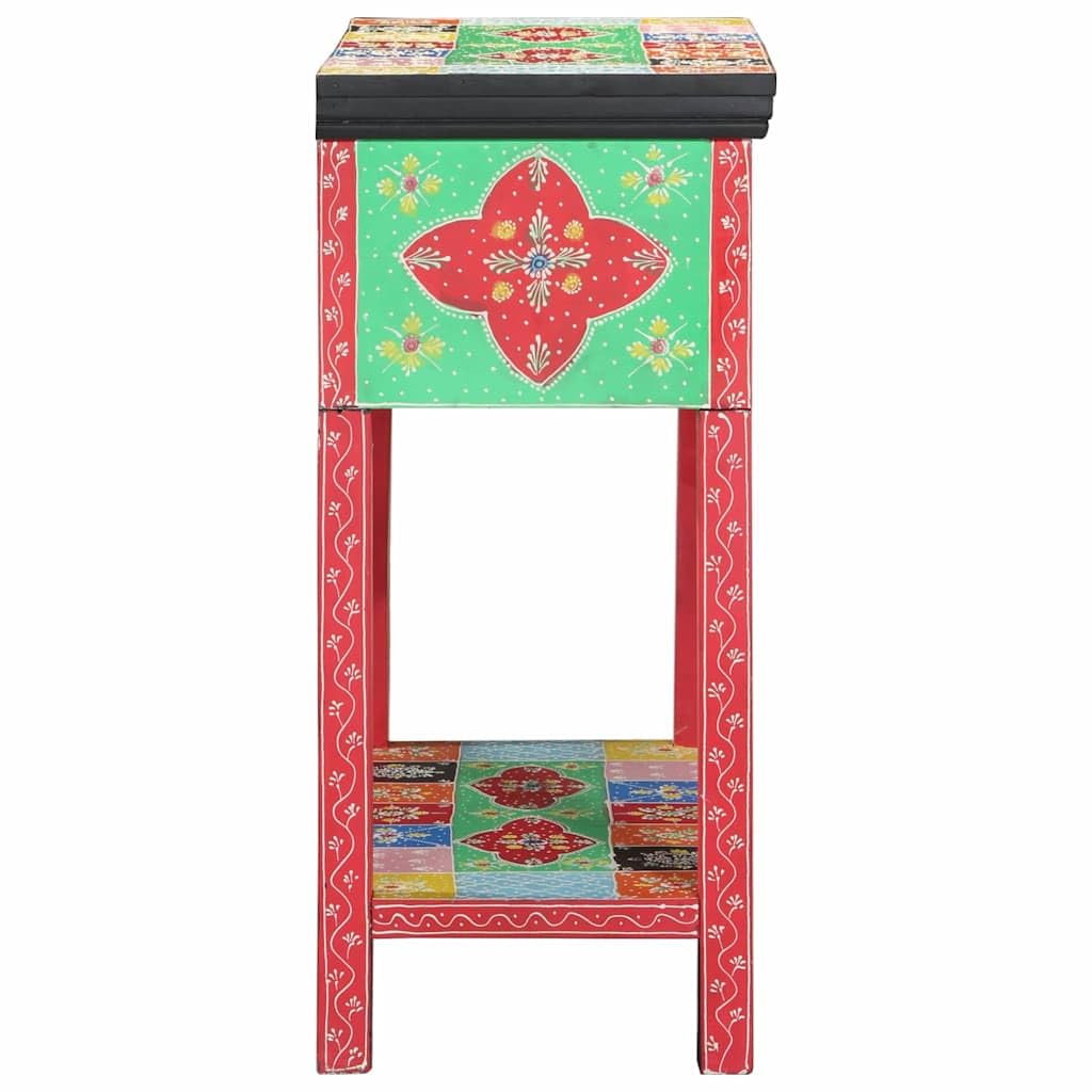 vidaXL Möbel Konsolentisch Mehrfarbig 80x35x76 cm Akazie