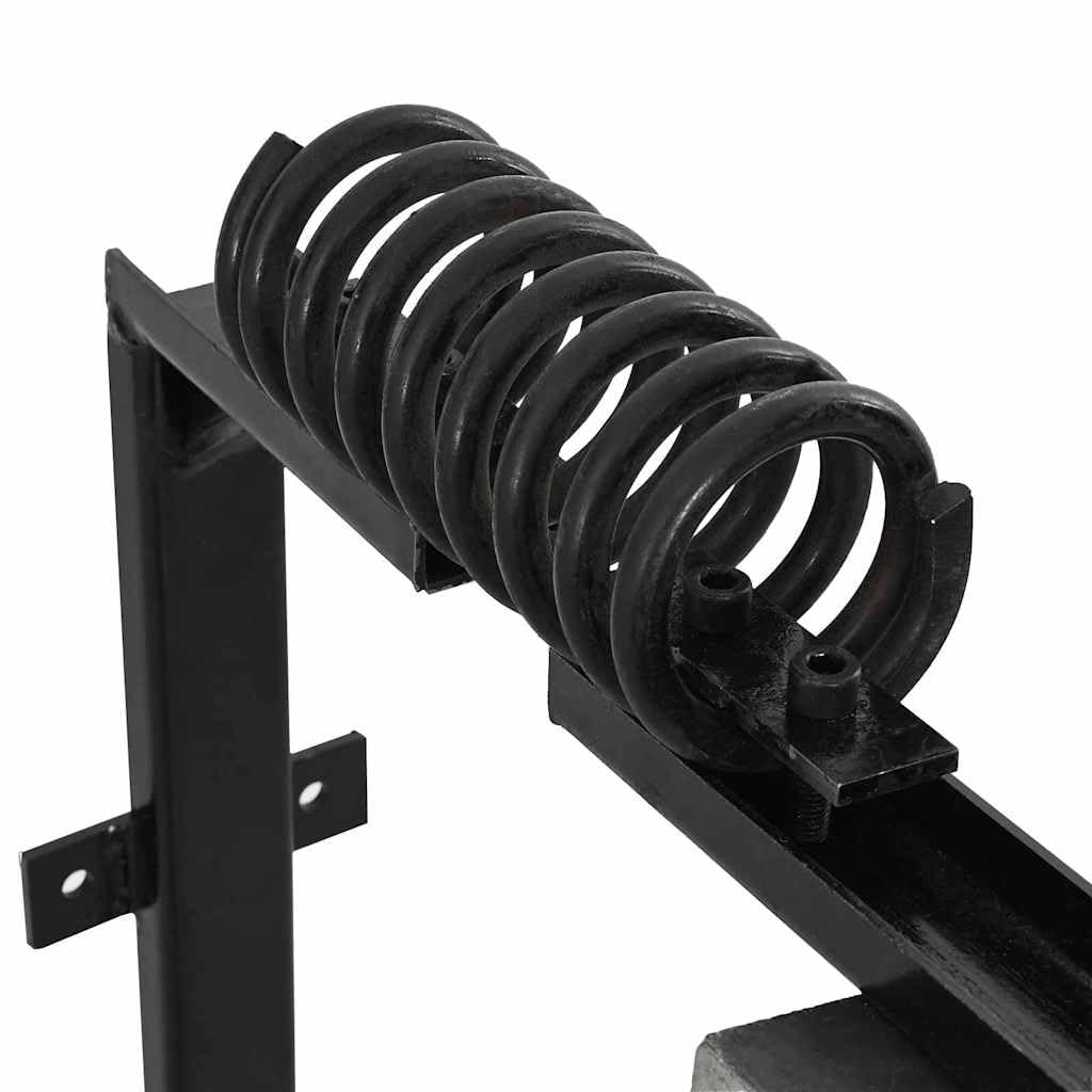 vidaXL Kuhbürste verstellbar Rot-Blau 84 cm Viehbürste