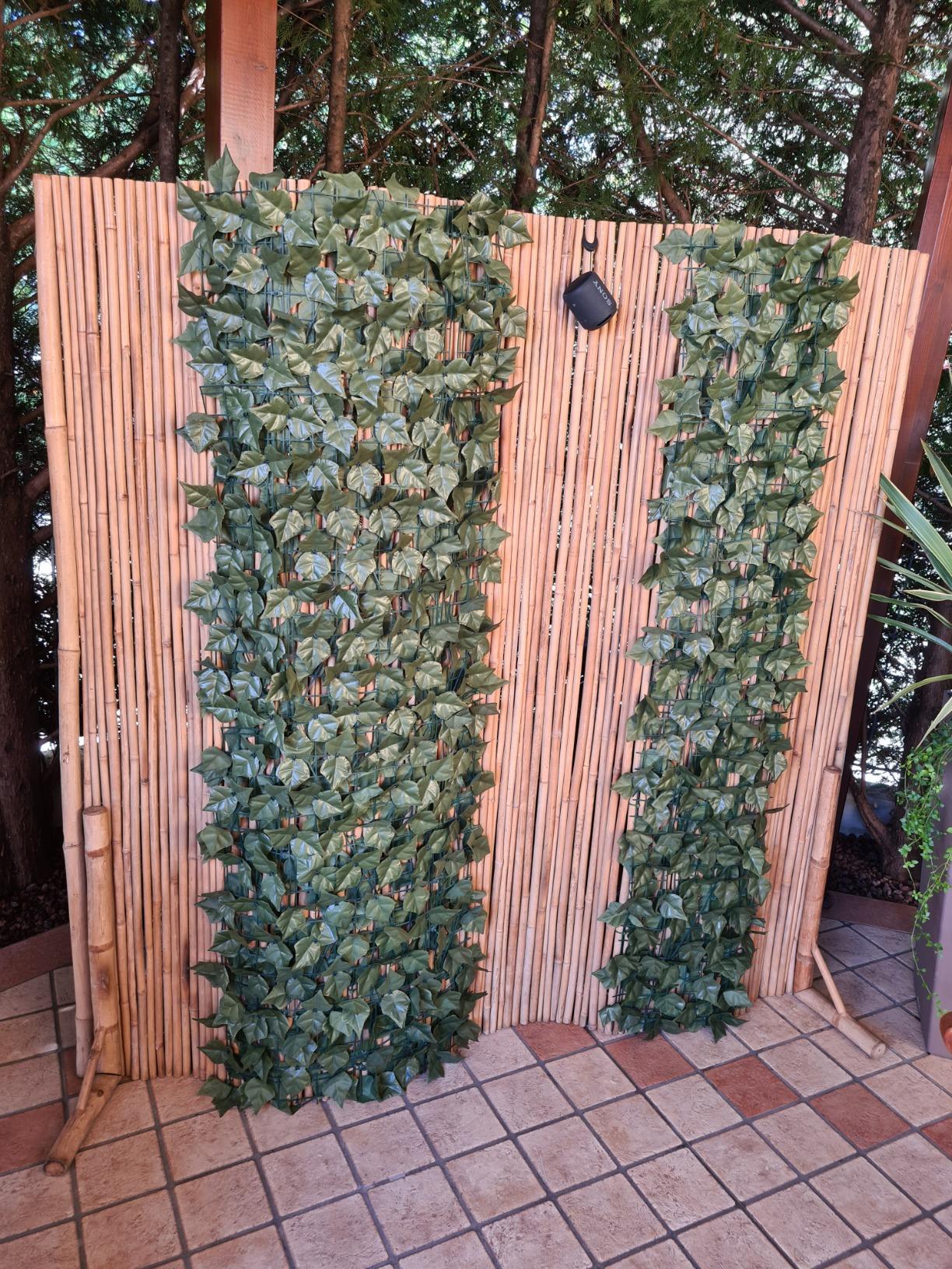 vidaXL Bambus Raumteiler Sichtschutz 180x170 cm Braun