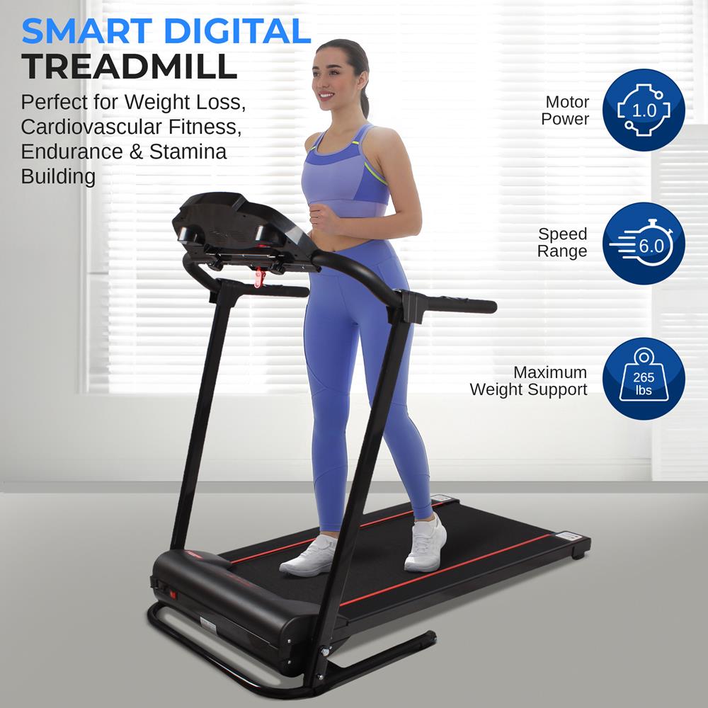 Serenelife Fitness Equipment Laufband klappbar Bluetooth 12 Programme