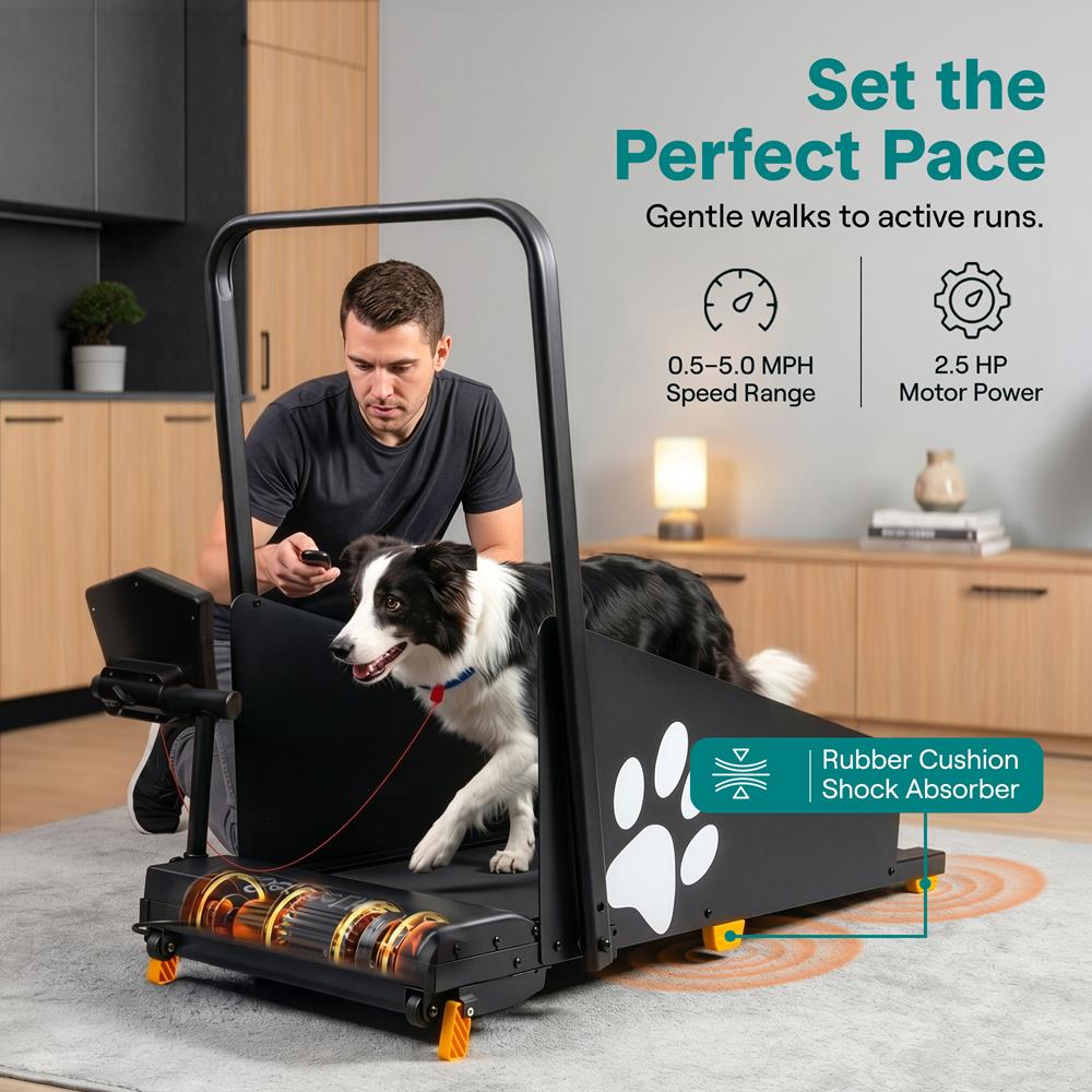 Serenelife Pet Care Hundelaufband klappbar 2,5 PS mit Display
