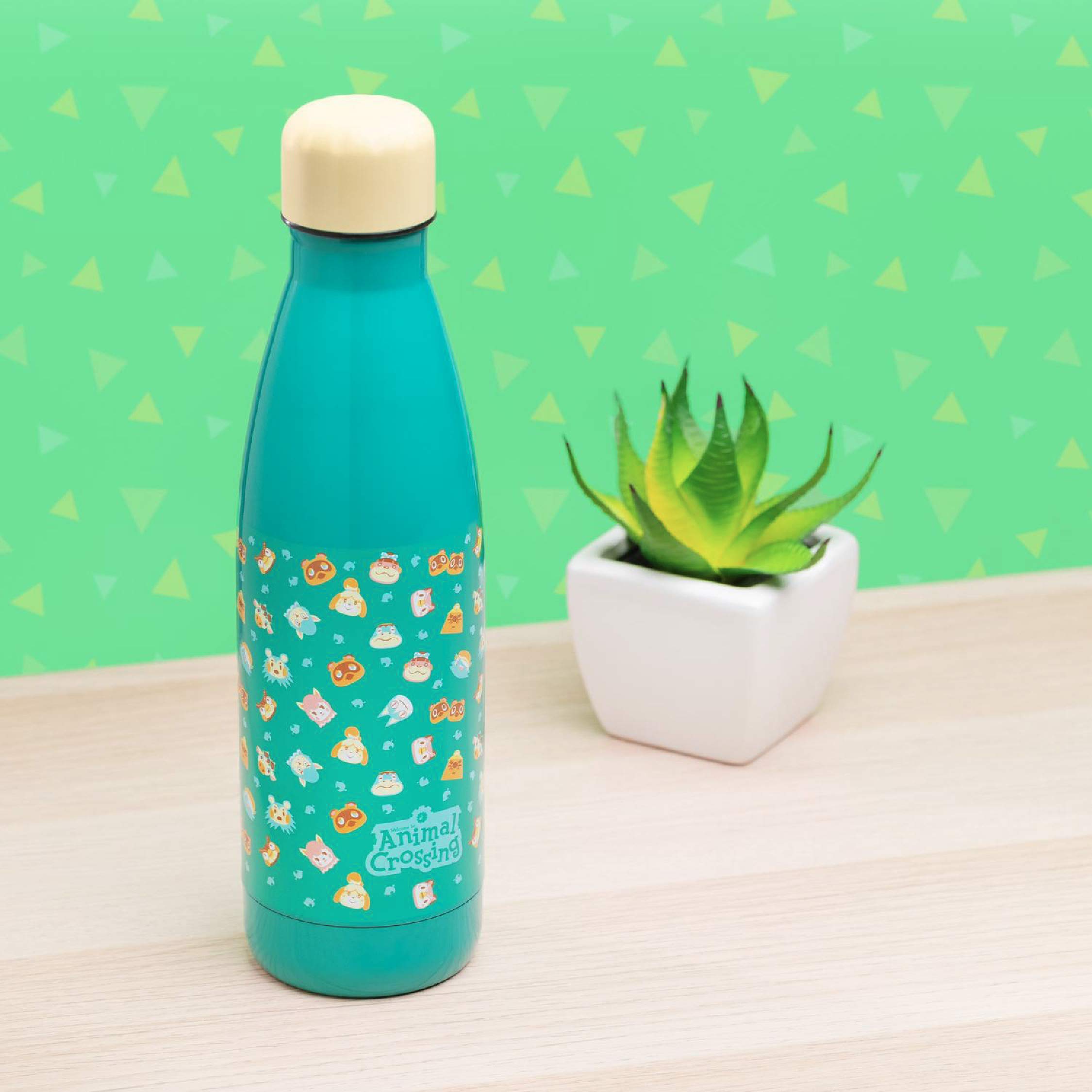 Paladone Animal Crossing Trinkflasche Metall bunt