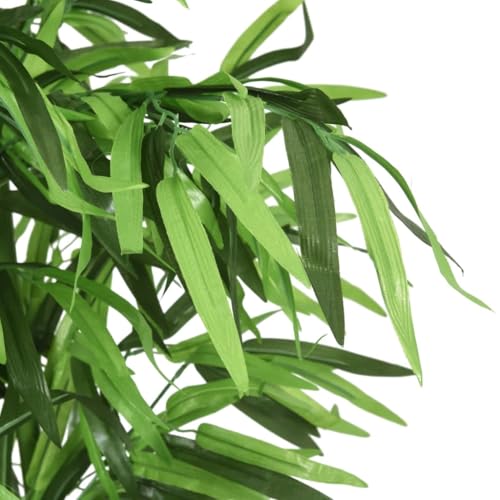 vidaXL Bambusbaum künstlich 80 cm Kunstpflanze grün 240 Blätter