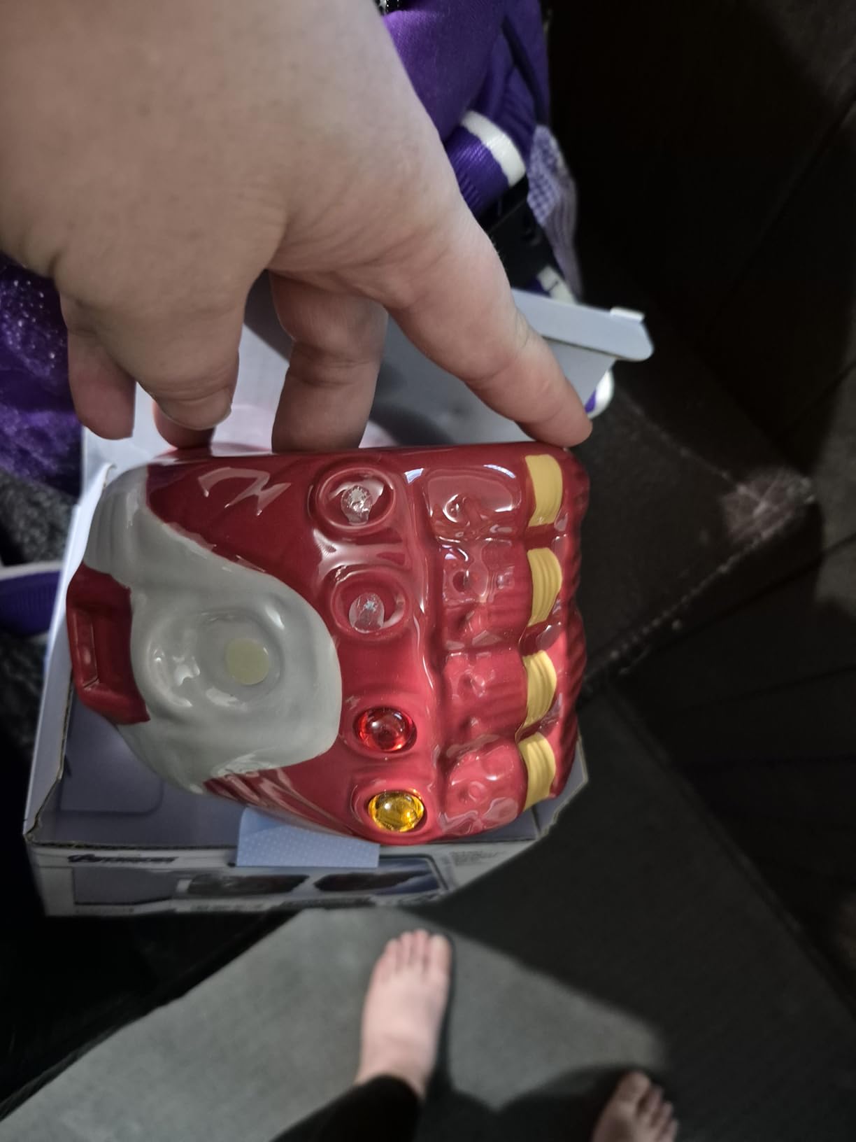 Paladone Iron Man Arc Reactor 3D Becher 500 ml Wärmewechsel