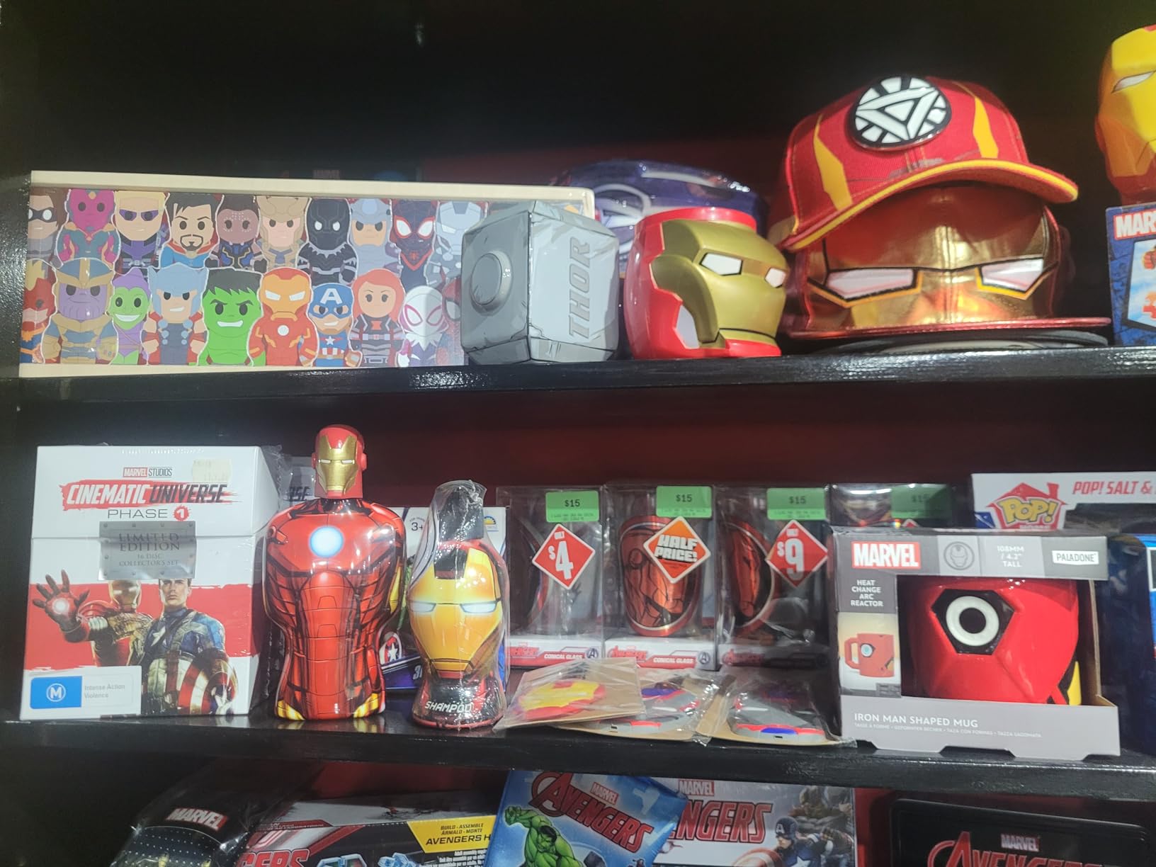 Paladone Iron Man Arc Reactor 3D Becher 500 ml Wärmewechsel