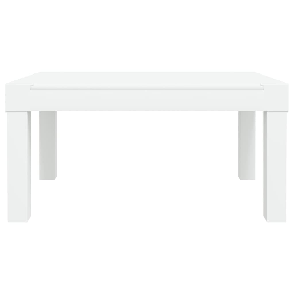 vidaXL Heim & Garten Lounge-Set 3-TLG PP Weiss mit Kissen