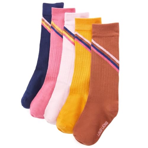 vidaXL Baby & Kleinkind Kindersocken 5 Paar 30-34 Streifen Baumwolle