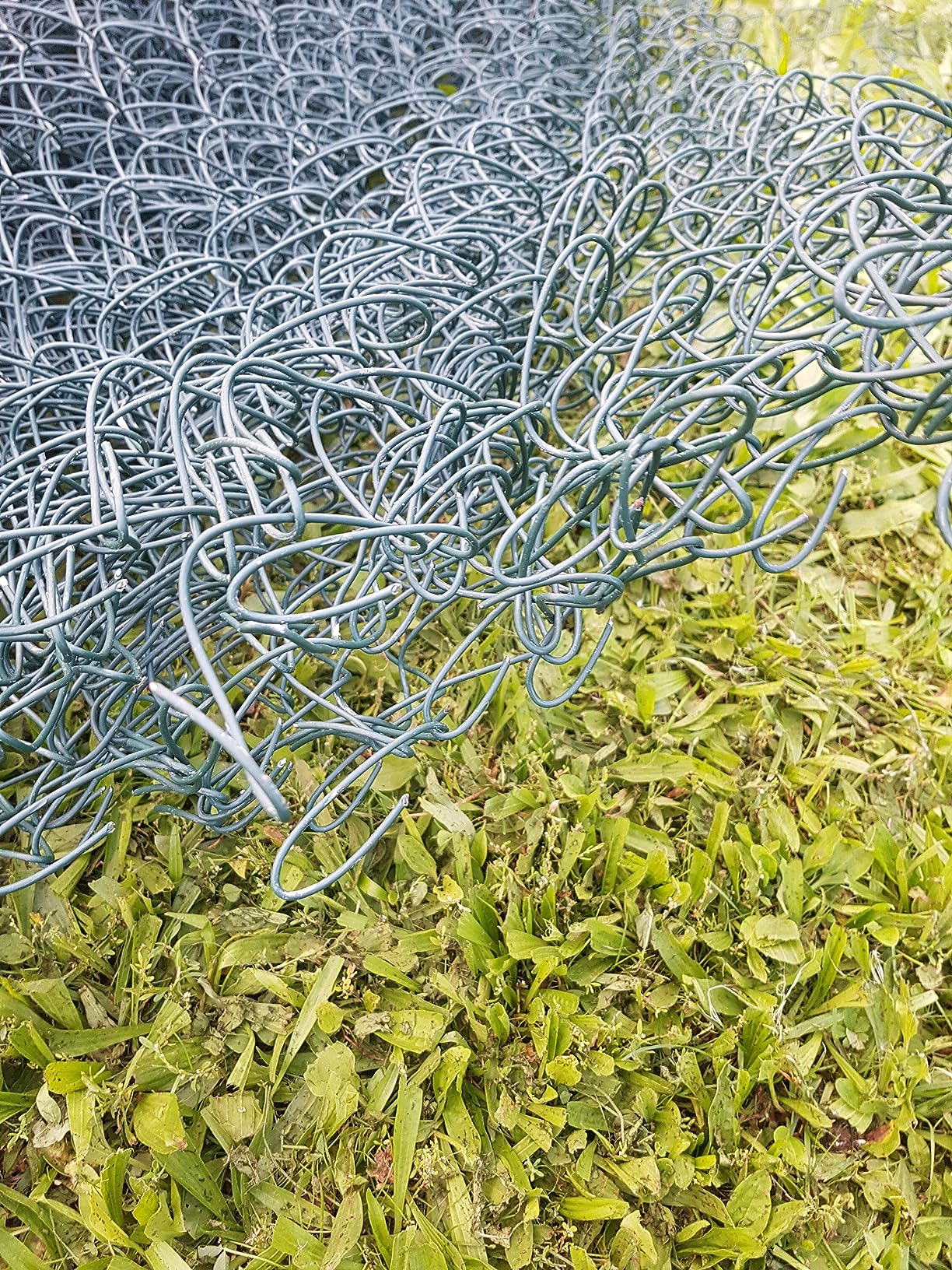 vidaXL Heim & Garten Maschendrahtzaun Stahl Grau 15x1,25 m