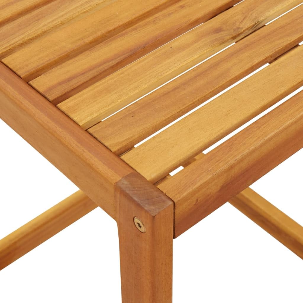 vidaXL Heim & Garten C-Tisch Akazie 42x40x50 cm Beistelltisch