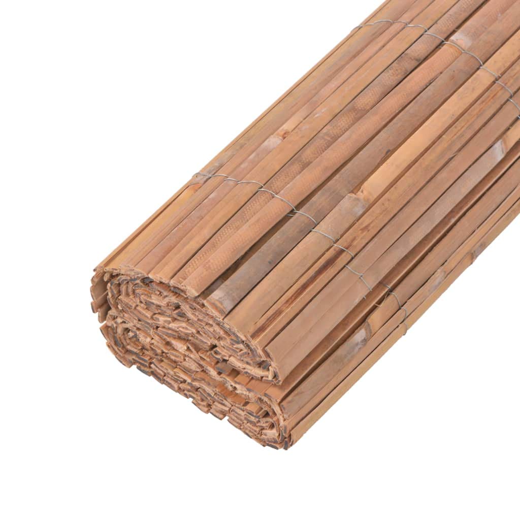 vidaXL Heim & Garten Bambuszaun 100x400 cm Sichtschutz