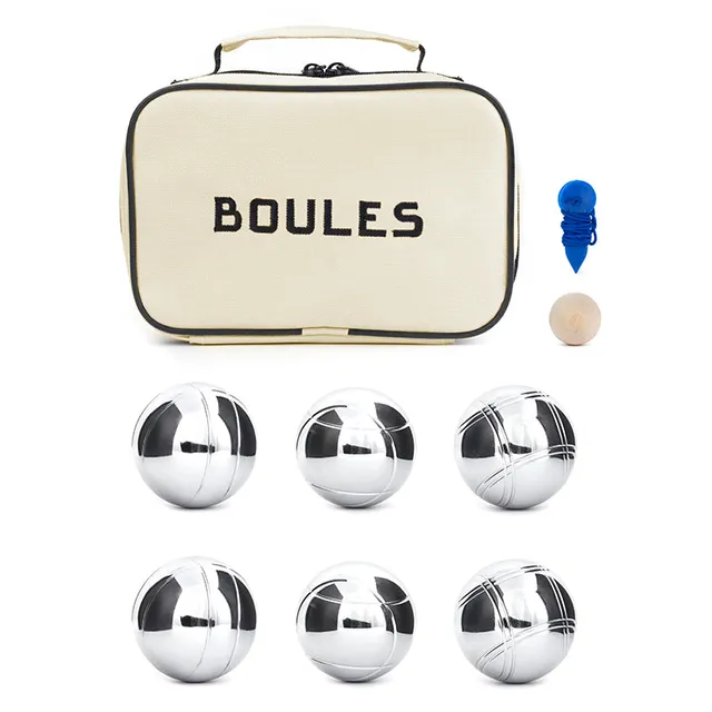 Kikkerland Home Boules Set Boccia Boule Kugeln Outdoor