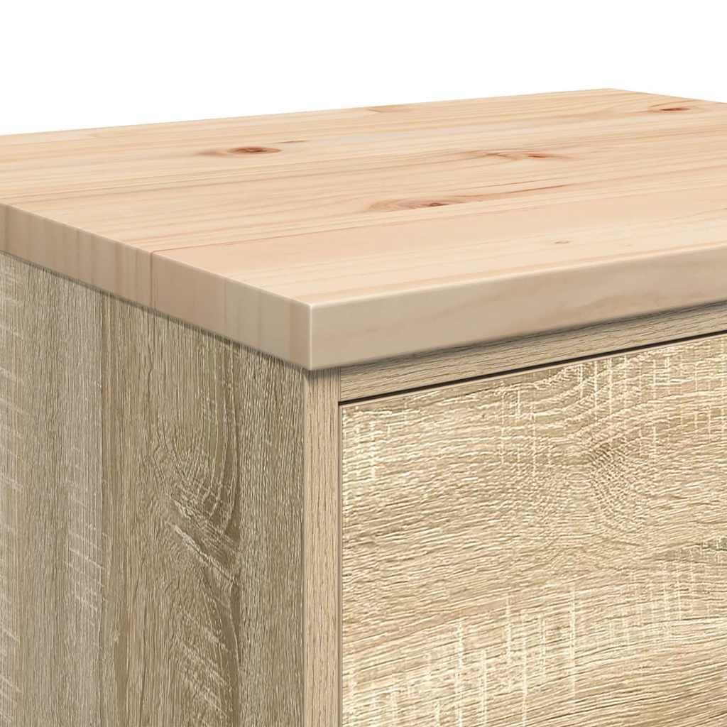 vidaXL Garagen-Aufbewahrungsschrank Sonoma Werkzeugschrank Holz