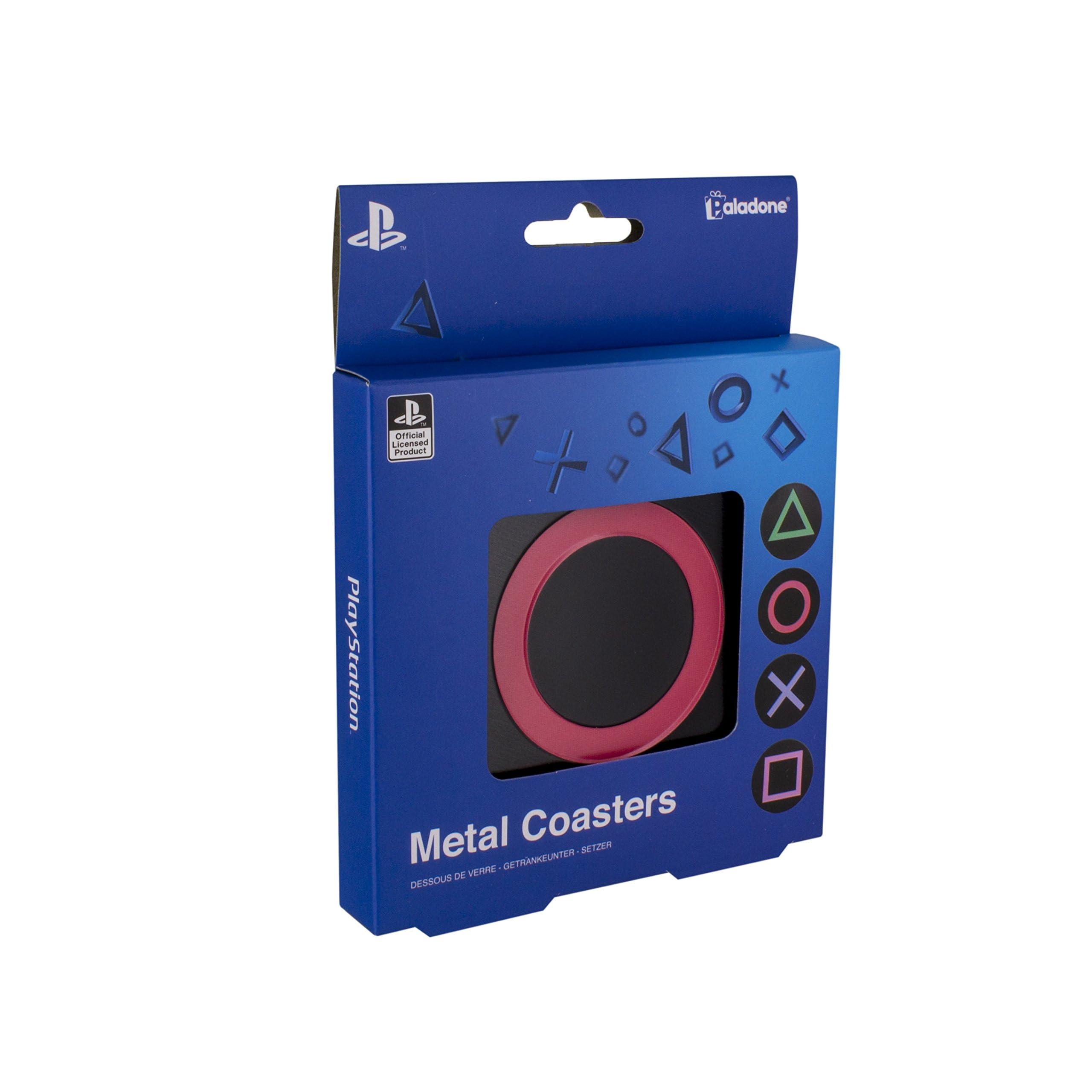 Paladone Drinkware Playstation Untersetzer Metall 4er Set