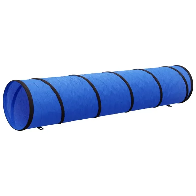 vidaXL Tierbedarf Hundetunnel Blau Ø40x200 cm Polyester