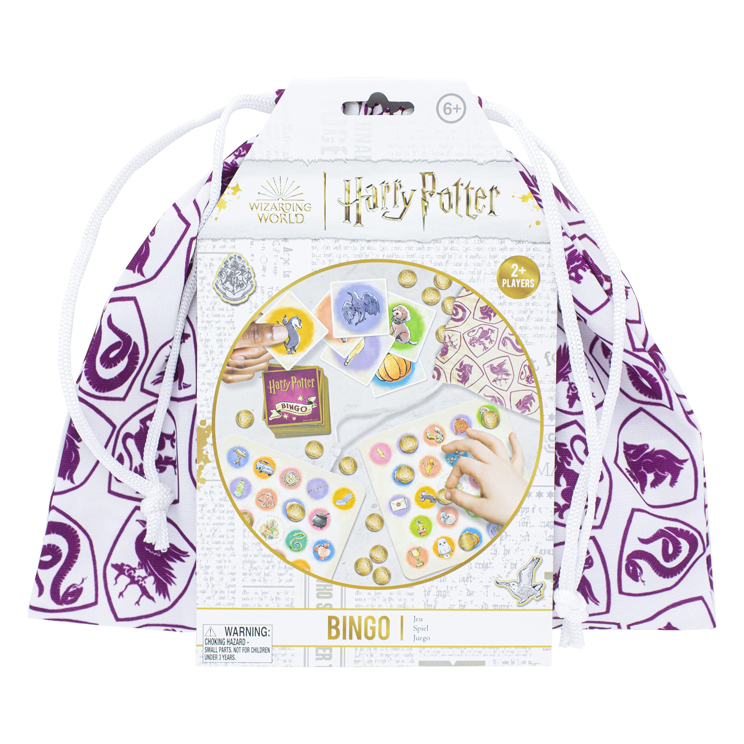 Paladone Harry Potter Bingo Gesellschaftsspiel 6 Spieler