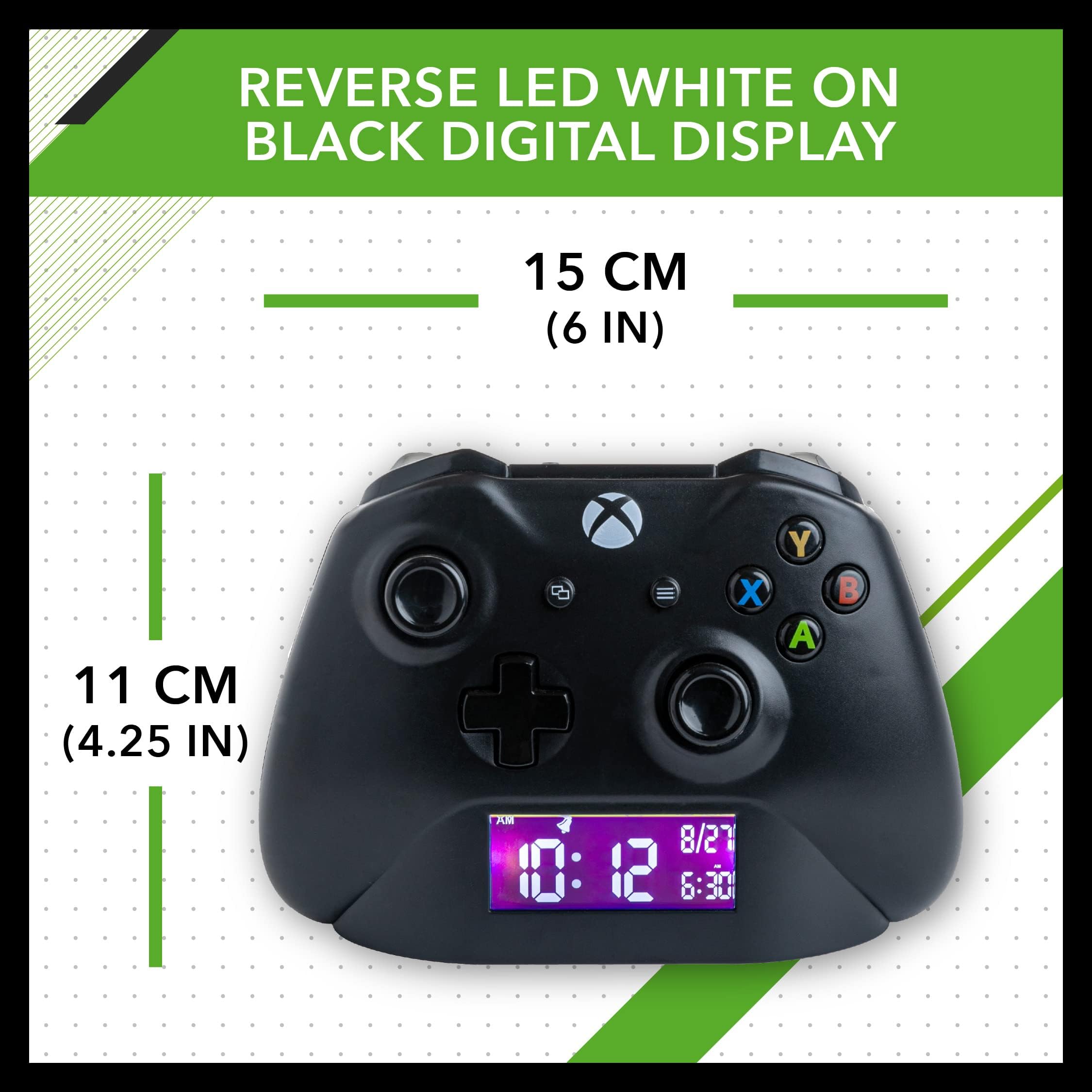Paladone Xbox Controller Wecker Digital Schwarz USB