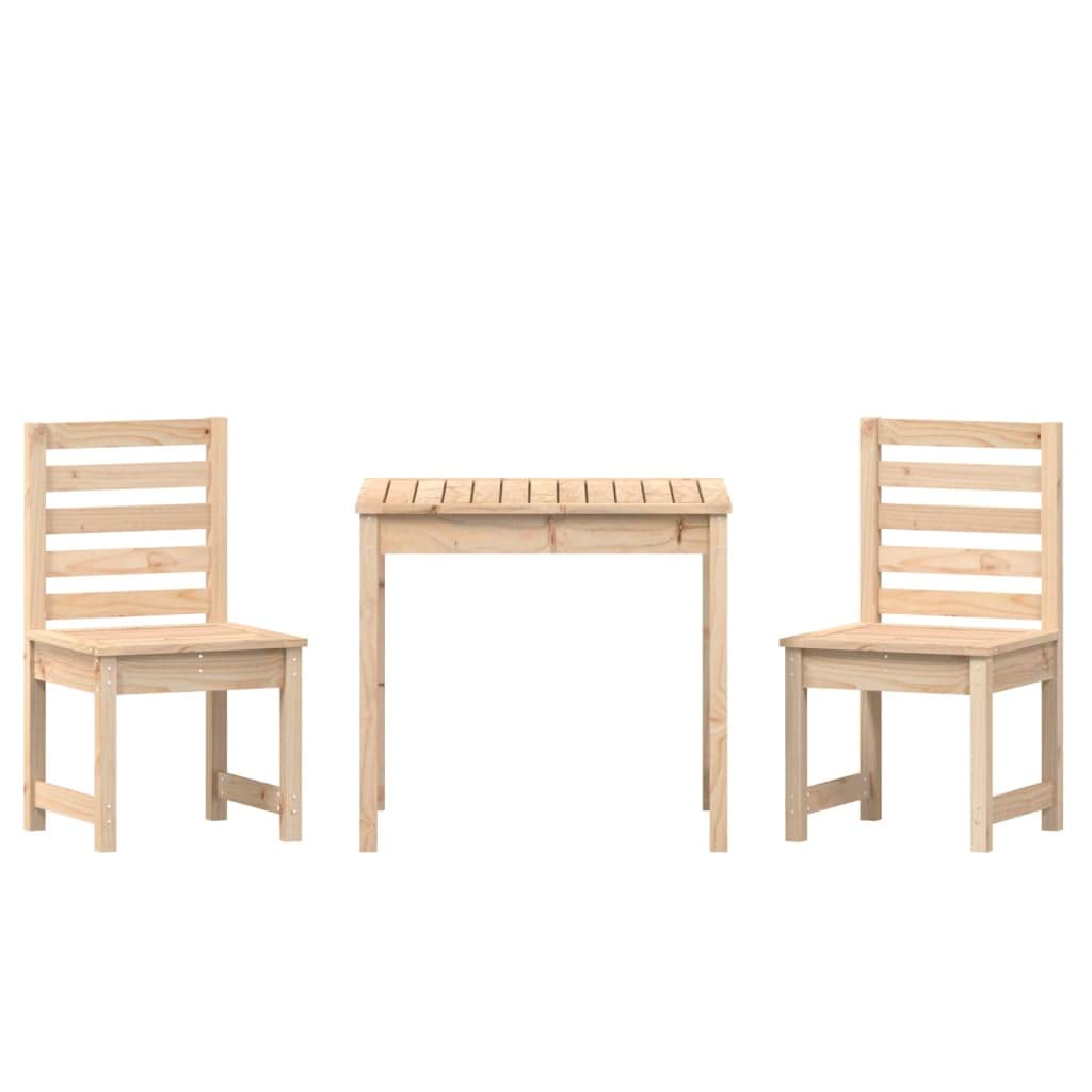 vidaXL Bistroset 3-TLG. Kiefer Massivholz Garten