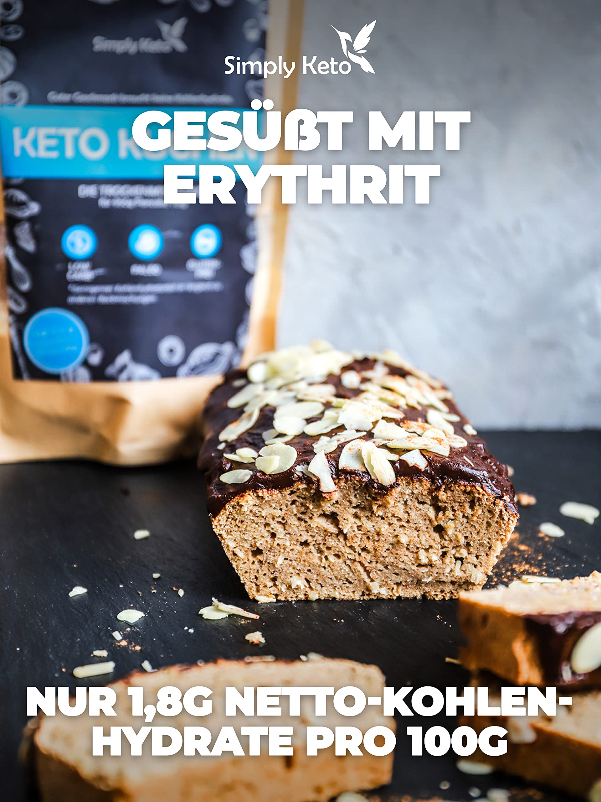 Keto Lower Carb Kuchen Backmischung 350g zuckerfrei