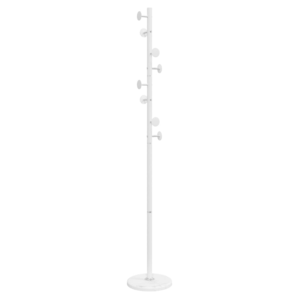 vidaXL Möbel Garderobenständer schwarz 176 cm Eisen