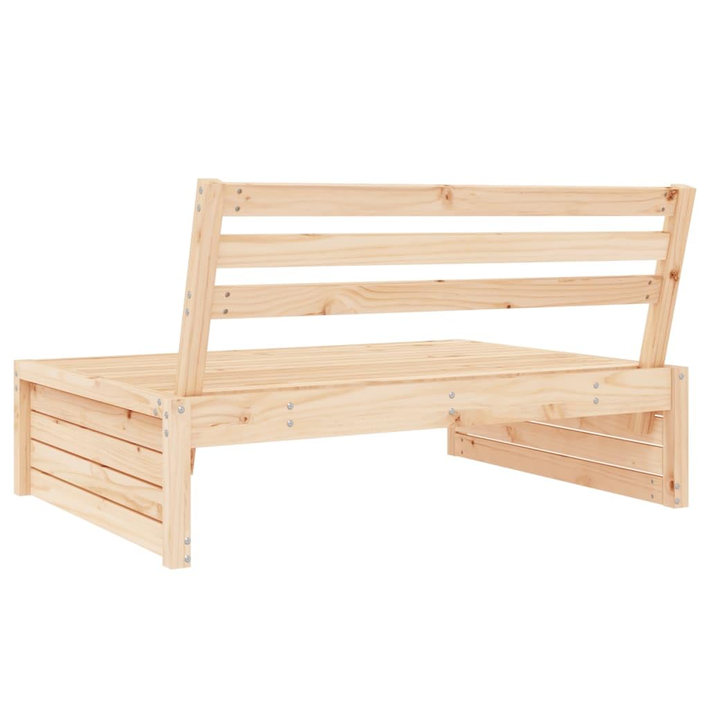 vidaXL Mittelsofa 120 cm Kiefer Gartensofa Massivholz