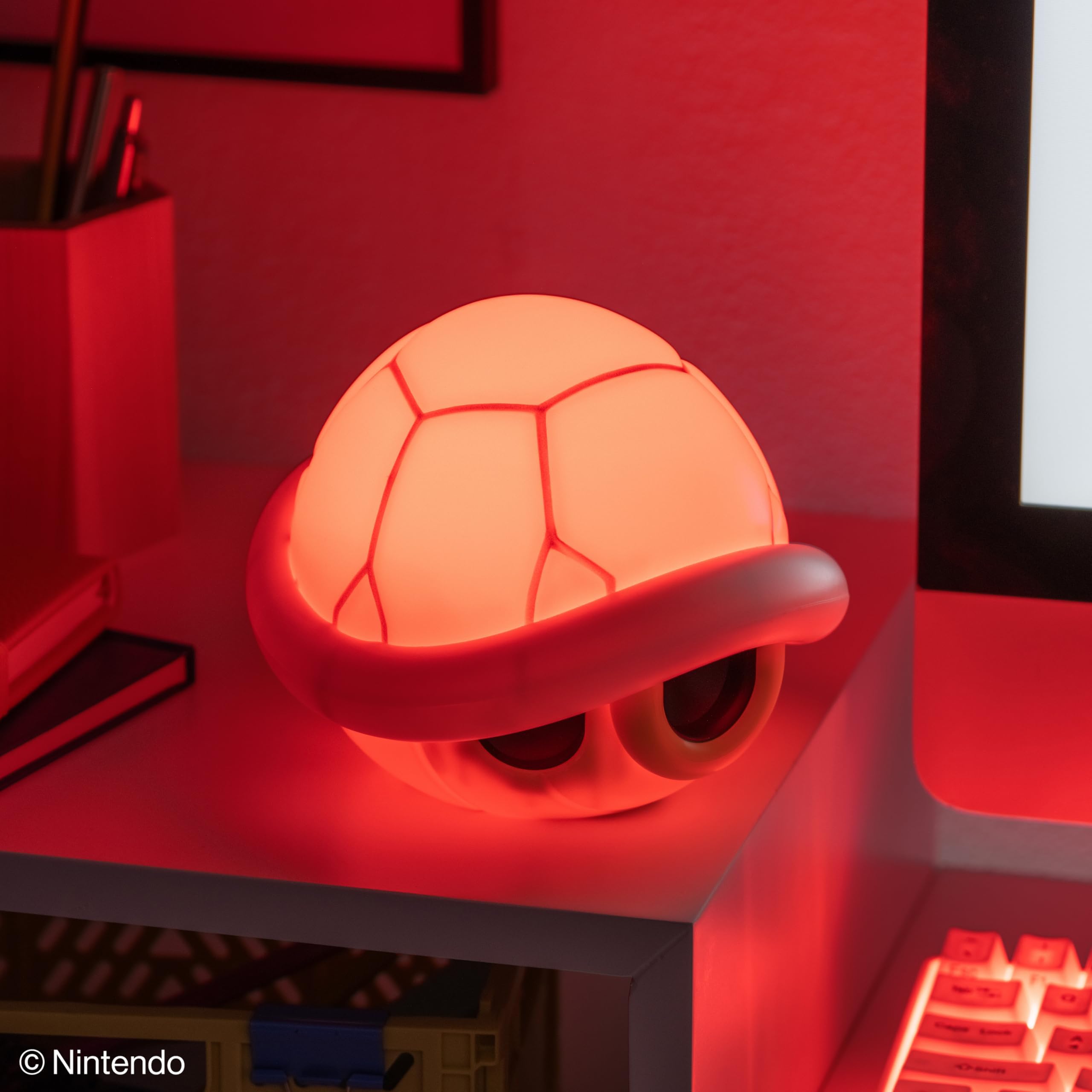 Paladone Super Mario Red Shell Lampe 12 cm mit Sound