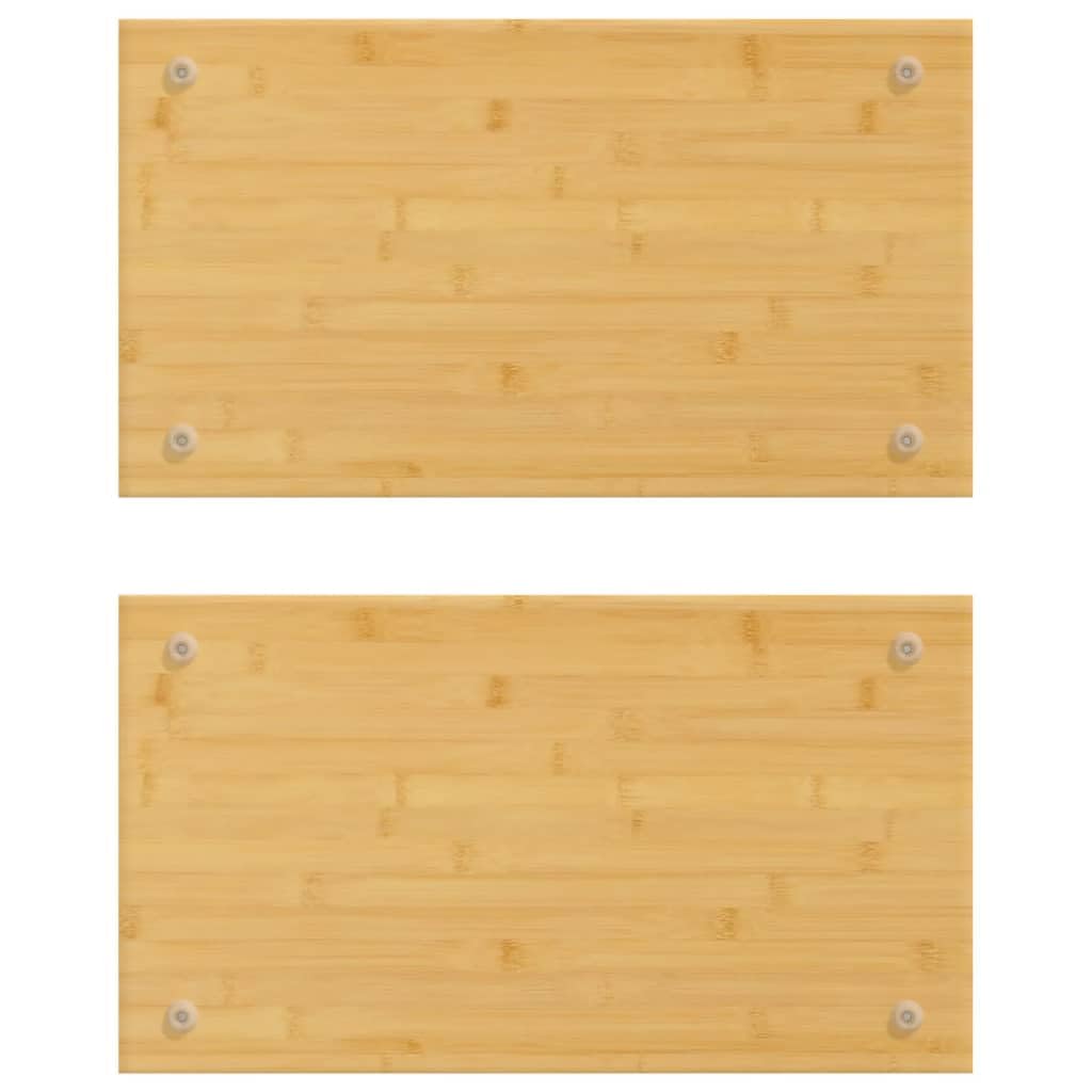 vidaXL Herdabdeckplatten 2 Stk. 50x28 cm Bambus