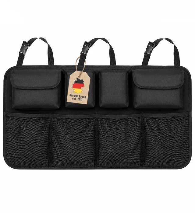 Intirilife Kofferraum Organizer Netz Schwarz 86,5x45cm