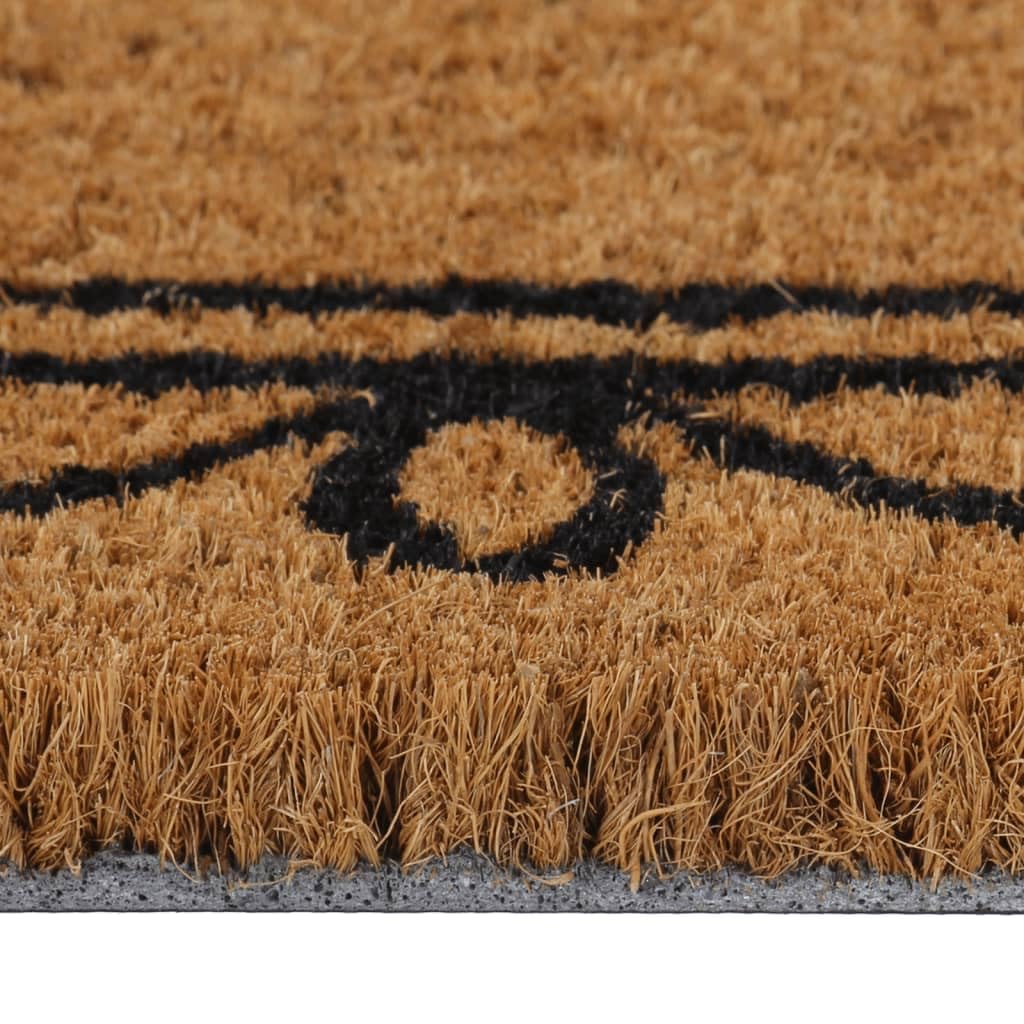 vidaXL Heim & Garten Fußmatte Kokos 45x75 cm Natur getuftet