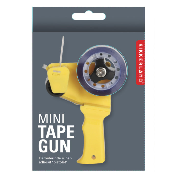Kikkerland Home Mini Tape Gun Klebebandabroller mit Rolle