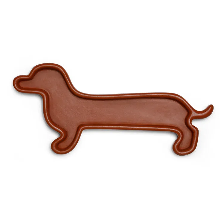 KIKKERLAND Home Dachshund Schmuckschale Terracotta Dackel