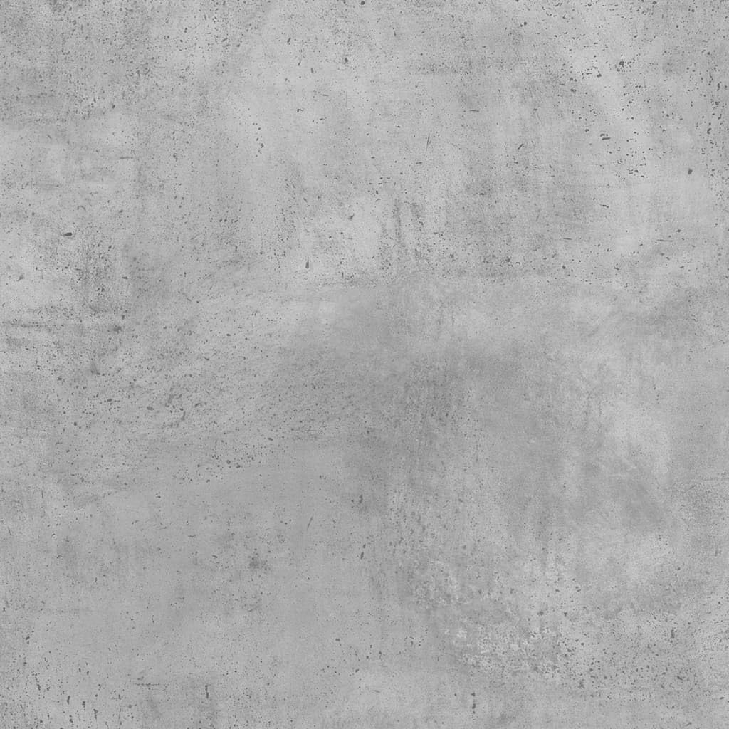 vidaXL Möbel Bartisch mit Regal Betongrau 95x47x103,5 cm