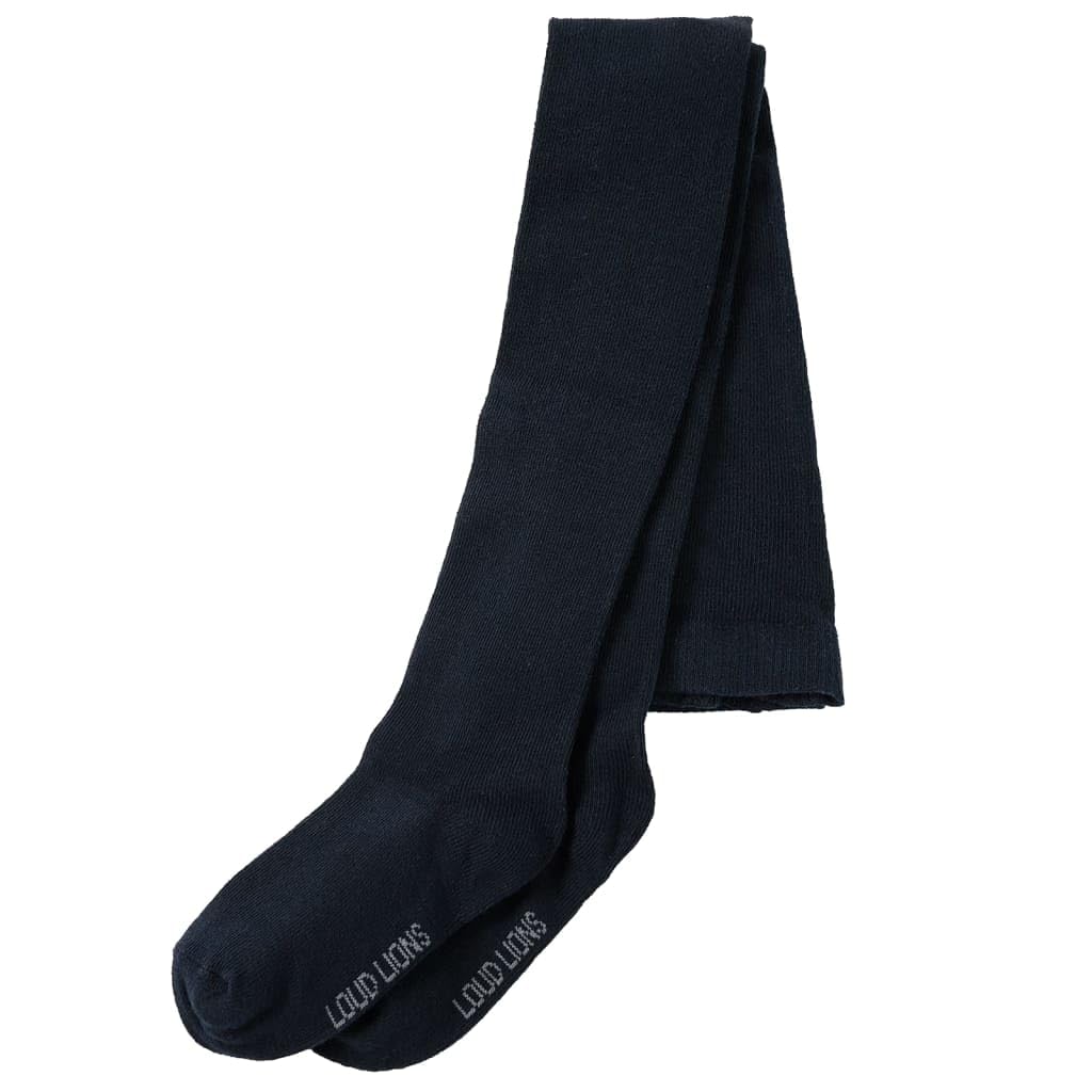 vidaXL Baby & Kleinkind Kinderstrumpfhose Schwarz 128 Baumwolle