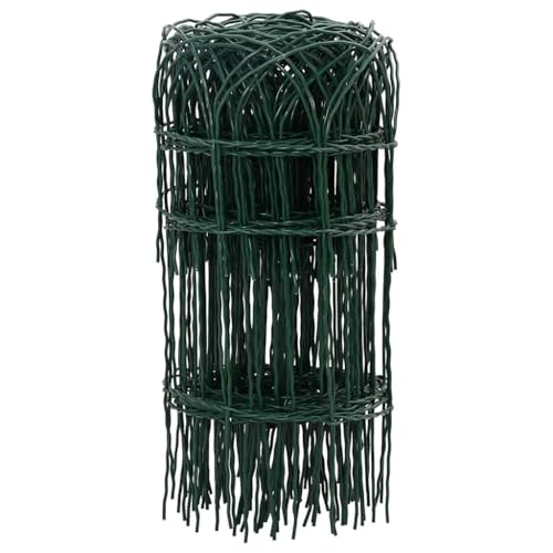 vidaXL Heim & Garten Beetzaun Eisen 10x0,4m schwarz