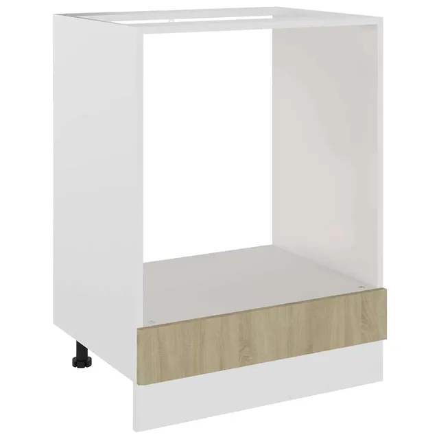 vidaXL Lyon Herdumbauschrank 60x46x81,5 Sonoma-Eiche Holz