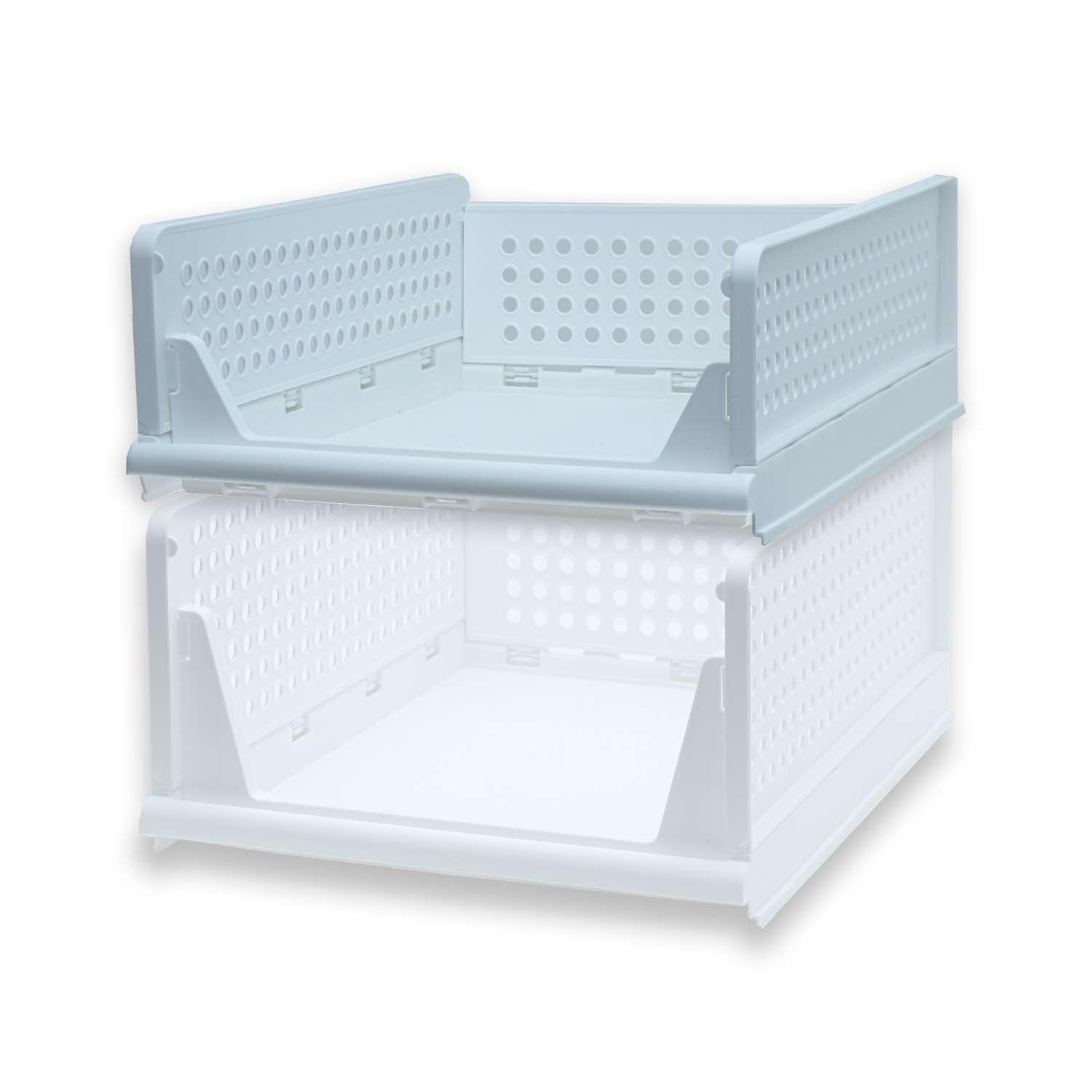 Intirilife Aufbewahrungsbox Organizer Weiß 43x33x14 cm