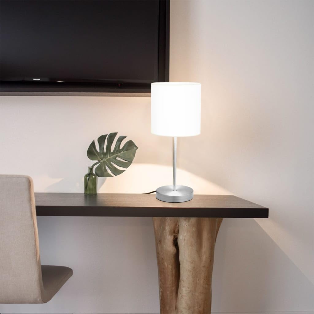 vidaXL Tischlampe Touch-Sensor E14 Tischleuchte Weiß 2 Stück