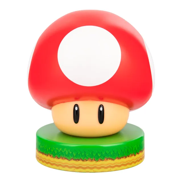 Paladone Lighting Super Mario Mushroom Icon Light Pilz Lampe 10 cm