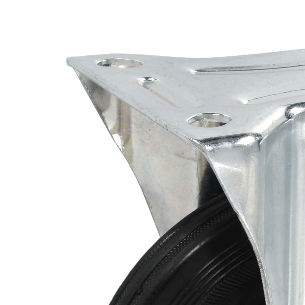 vidaXL 8x Bockrollen 160mm Transportrollen Gummi