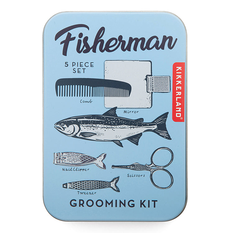 Kikkerland Tools & Wellness Fisherman Pflegeset 5-teilig Dose